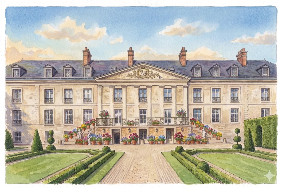 Aquarelle du Domaine du Montcel